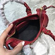 Colestore Balenciaga Motorcycle Bag In Red Size 20x6x13cm  - 2