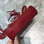 Colestore Balenciaga Motorcycle Bag In Red Size 20x6x13cm  - 5