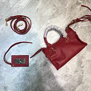 Colestore Balenciaga Motorcycle Bag In Red Size 20x6x13cm  - 6