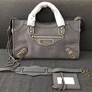 Colestore Balenciaga Motorcycle Bag In Grey Size 38x12x24cm - 1
