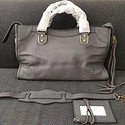 Colestore Balenciaga Motorcycle Bag In Grey Size 38x12x24cm - 4