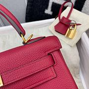 Hermes Kelly Pomegranate Red  - 6