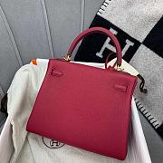 Hermes Kelly Pomegranate Red  - 3