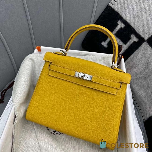Hermes Kelly Bag In Yellow  - 1