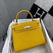 Hermes Kelly Bag In Yellow  - 2