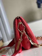 Louis Vuitton Coussin PM HandBag In Red Size M57790  - 4