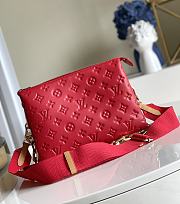 Louis Vuitton Coussin PM HandBag In Red Size M57790  - 6