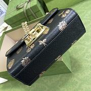 Gucci Lady Padlock Ophidia In Black 409487 Size 20x12.5x8cm - 4