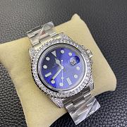 Rolex Day-Date 36 Blue Diamond Dial 18kt White Gold President Watch - 5