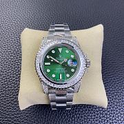 Rolex Day-Date 36 Green Dial 18kt Yellow Gold Diamond-Set President Watch - 1