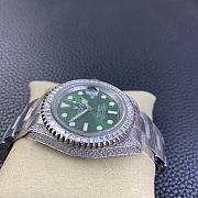 Rolex Day-Date 36 Green Dial 18kt Yellow Gold Diamond-Set President Watch - 2