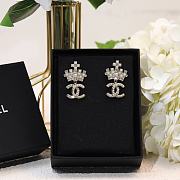 Chanel Crown Pearl Earings - 3