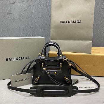 Colestore Balenciaga Mini Neo Classic Top Handle Bag Gold Hardware 63852