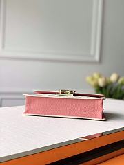 Louis Vuitton Croisette Chain Wallet Damier Azur Pink N60358 21cm - 2