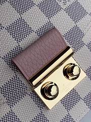 Louis Vuitton Croisette Chain Wallet Damier Azur Rose Pink N60357 21cm - 5
