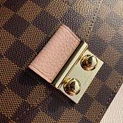 Louis Vuitton Croisette Chain Wallet Damier Ebene Magnolia Pink N60287 21cm - 6