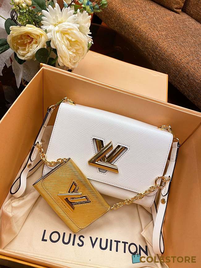 Louis Vuitton Twist White Epi Leather M50280 Size 23x18x8cm - 1