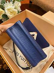 Louis Vuitton Twist Blue Epi Leather M50280 Size 23x18x8cm - 4