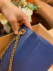 Louis Vuitton Twist Blue Epi Leather M50280 Size 23x18x8cm - 3