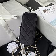 Chanel Mini Classic Flap Velvet Bag Size 17cm - 3