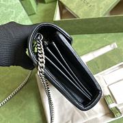 Gucci GG Marmont Matelassé Silver Chain 474575  - 2