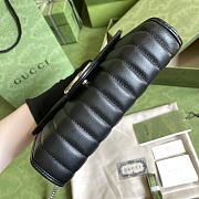 Gucci GG Marmont Matelassé Silver Chain 474575  - 3