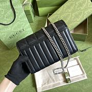 Gucci GG Marmont Matelassé Silver Chain 474575  - 4