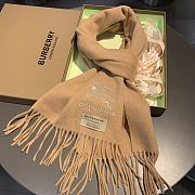 Burberry Scarves Embroidered-Logo Scarf  - 3