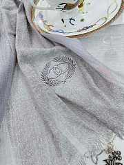 Chanel Scarves Fabric In Grey - 5