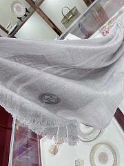 Chanel Scarves Fabric In Grey - 3