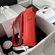 Chanel Classic Handbag In Red AS2842  - 4