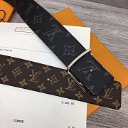 Louis Vuitton Monogram Belt 2 Sides Silver Hardware - 5