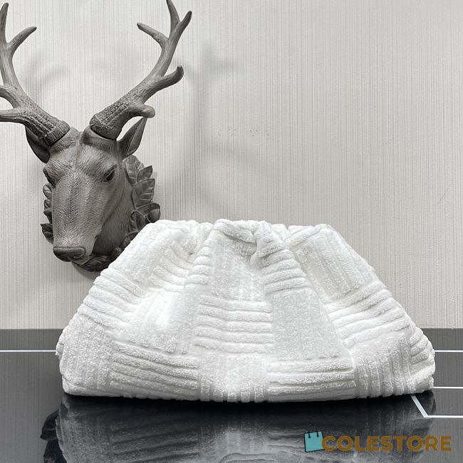 Fendi Cloud Pouch In White - 1