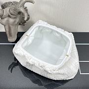 Fendi Cloud Pouch In White - 3