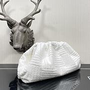 Fendi Cloud Pouch In White - 5