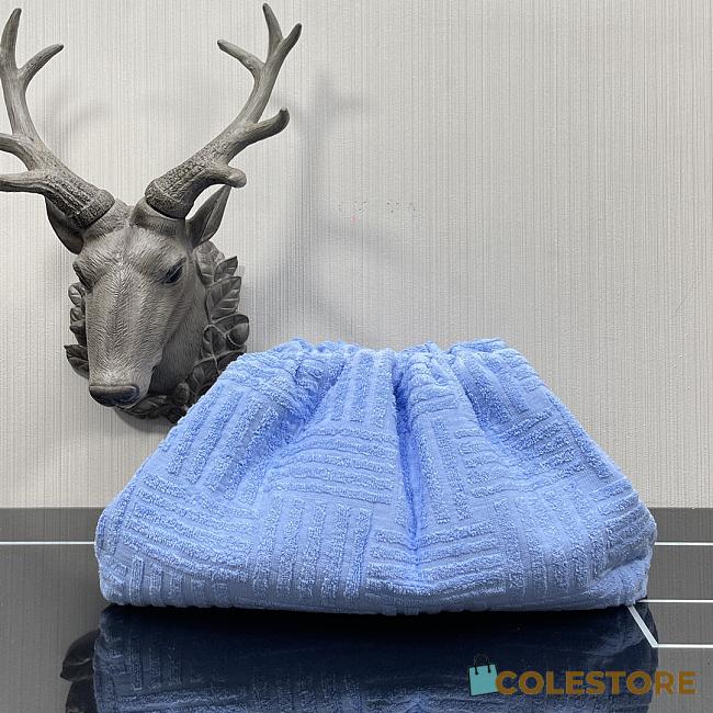 Fendi Cloud Pouch In Blue Size 40x18x18cm - 1
