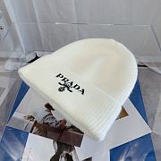 Re-Nylon Gabardine And Wool Cap In White - 5