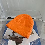 Re-Nylon Gabardine And Wool Cap In Orange - 6