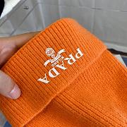 Re-Nylon Gabardine And Wool Cap In Orange - 3