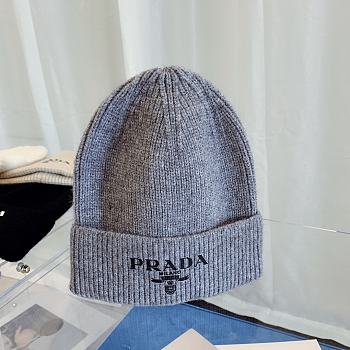 Re-Nylon Gabardine And Wool Cap In Grey