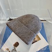 Re-Nylon Gabardine And Wool Cap In Grey - 5
