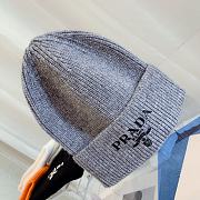 Re-Nylon Gabardine And Wool Cap In Grey - 2