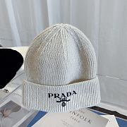 Re-Nylon Gabardine And Wool Cap In Beige - 1