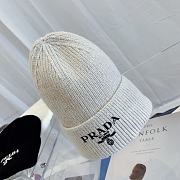 Re-Nylon Gabardine And Wool Cap In Beige - 4
