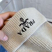 Re-Nylon Gabardine And Wool Cap In Beige - 5