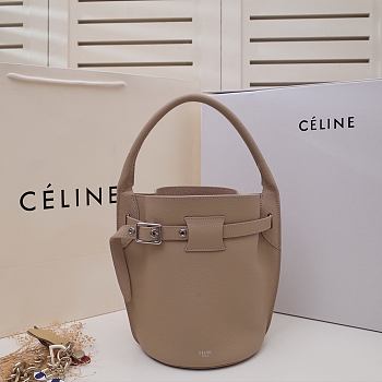 Celine Women Big Bag Nano Bucket in Beige Smooth Calfskin 