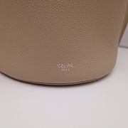 Celine Women Big Bag Nano Bucket in Beige Smooth Calfskin  - 6