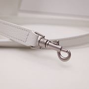 Celine Women Big Bag Nano Bucket in White Smooth Calfskin Size 21x15x15cm - 6