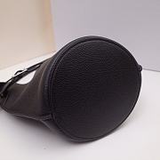 Celine Women Big Bag Nano Bucket in Black Smooth Calfskin Size 21x15x15cm - 6