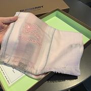 Burberry Scarves Pink Fabric - 6